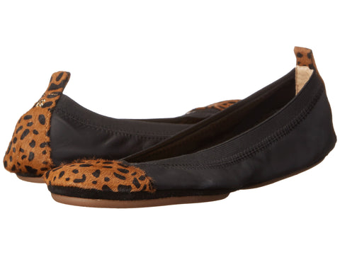 Yosi Samra Women's Samantha Ballet Flat, Spotted Leopard