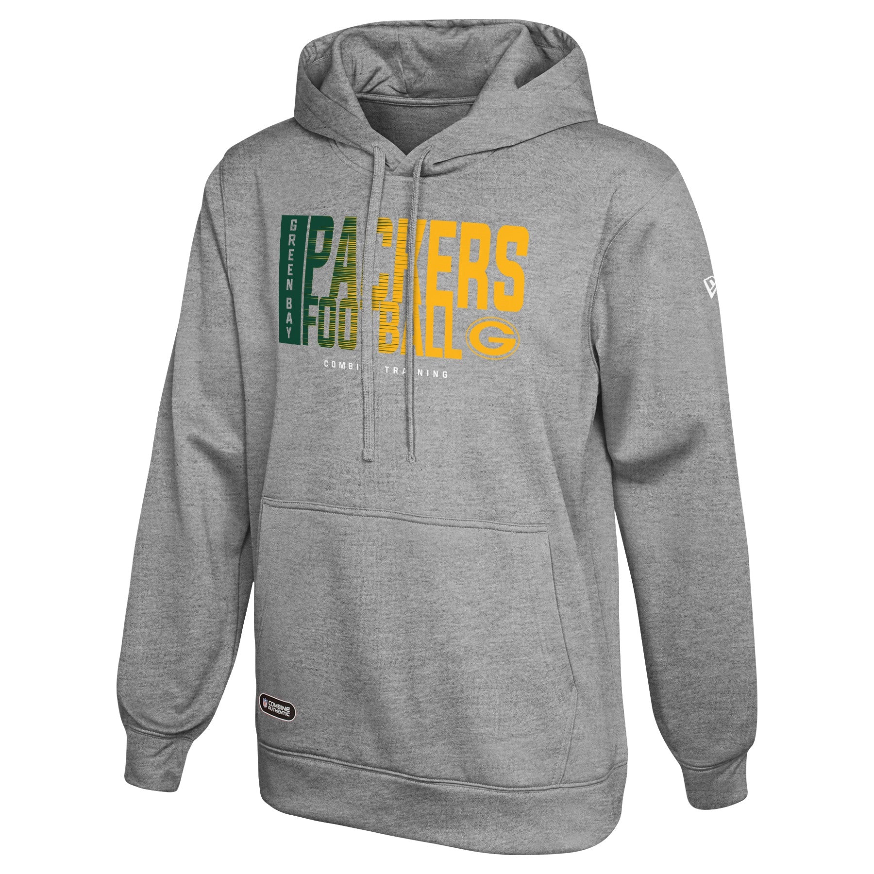 New Era Green Bay Packers NFL Men's Game on Pullover Hoodie, Grey