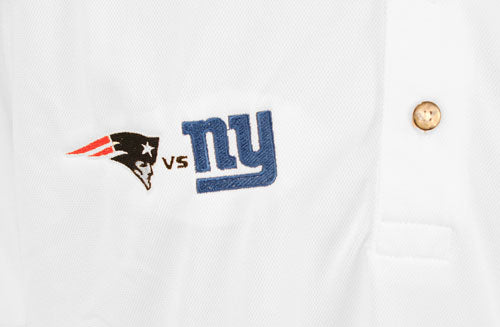 Reebok NFL Men's New England Patriots v. Giants Performance Polo - White