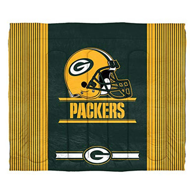 Northwest NFL Green Bay Packers Safety FULL/QUEEN Comforter and Shams