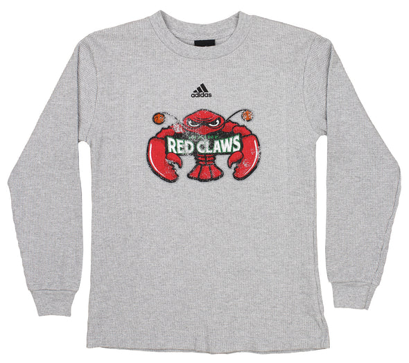 Adidas NBA G League Youth Maine Red Claws Waffle Distressed Tee Shirt