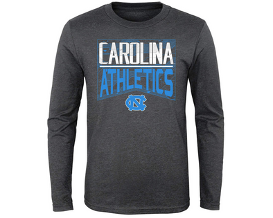 Outerstuff NCAA Youth (4-20) North Carolina Tar Heels Performance L/S Energy Tee
