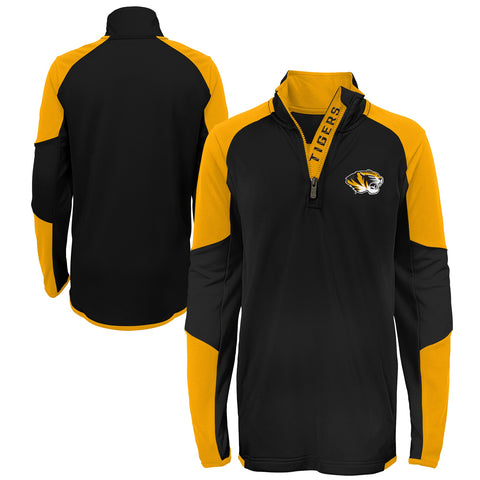 Outerstuff NCAA Little Kids (4-7) Missouri Tigers Beta 1/4 Zip Performance Top