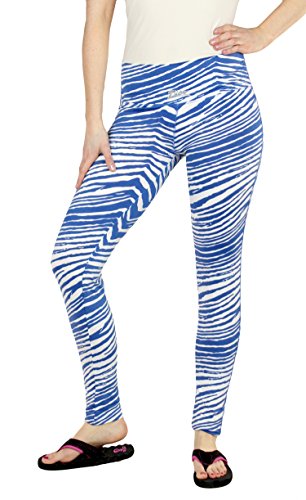 Zubaz NFL Women's Indianapolis Colts Team Color Tiger Print Leggings Pants