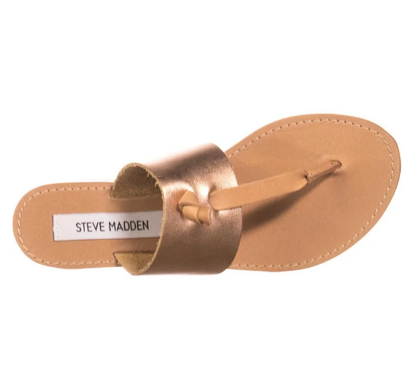 Steve Madden Women's Olivia Leather Thong Sandals, Color Options