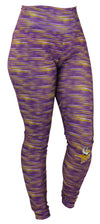 Zubaz NFL Football Women's Minnesota Vikings Space Dye Legging
