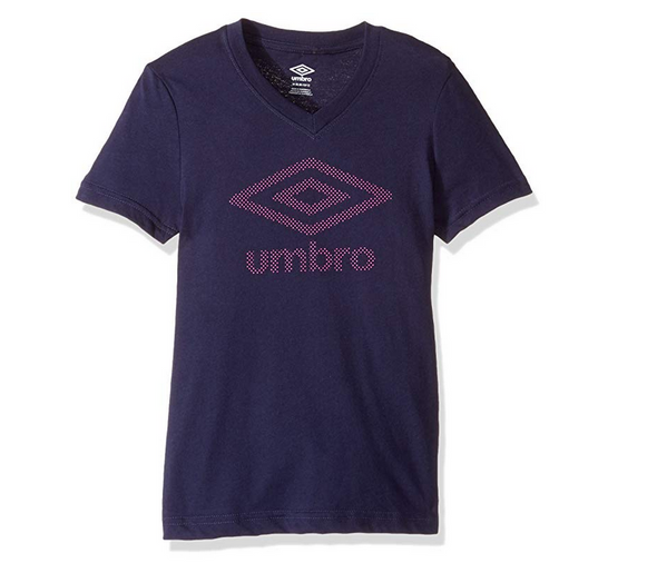 Umbro Youth Girls Logo Mesh Short Sleeve Tee, Color Options