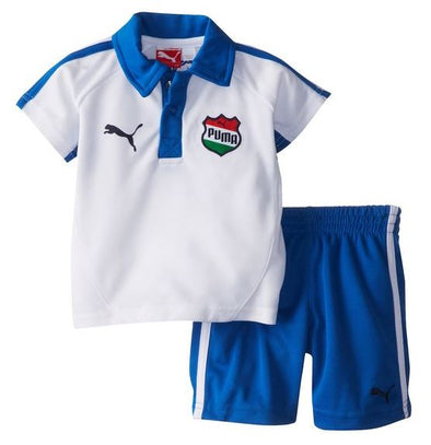 PUMA Infant and Toddler Country Perf Set - White & Green