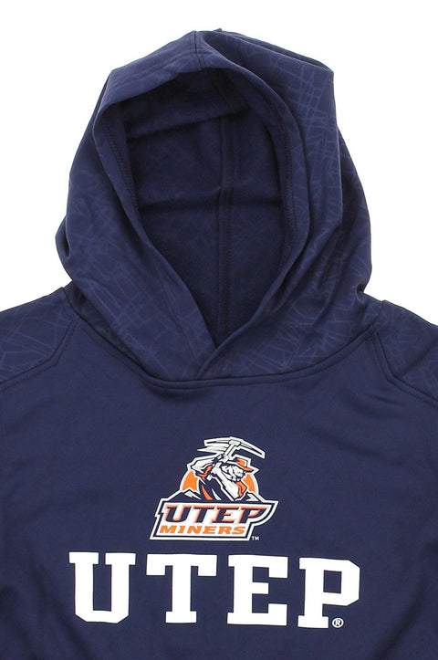 NCAA Youth UTEP Miners Performance Hoodie, Blue