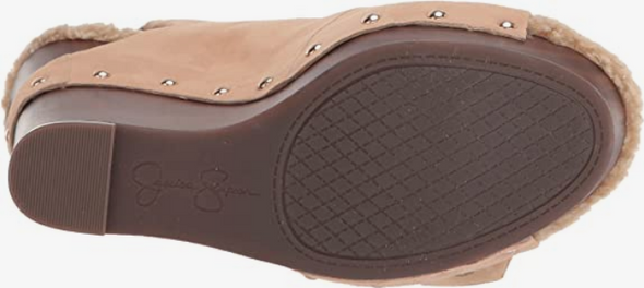 Jessica Simpson Tymina Women's Studded Leather Platform Wedge Sandals