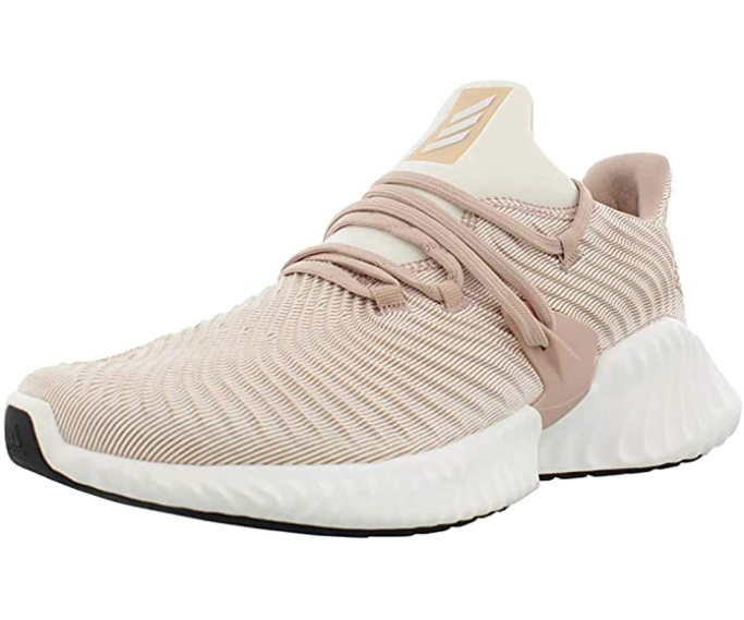 Adidas Men s Alphabounce Instinct Running Sneakers Ash Pearl White Fanletic