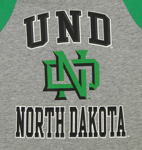 Outerstuff NCAA Kids North Dakota Fighting Hawks Constant Long Sleeve Raglan Tee