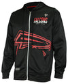 Outerstuff NFL Men's Atlanta Falcons Drill Performance Full Zip Hoodie