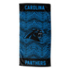 Northwest NFL Carolina Panthers State Line Beach Towel, 30x60