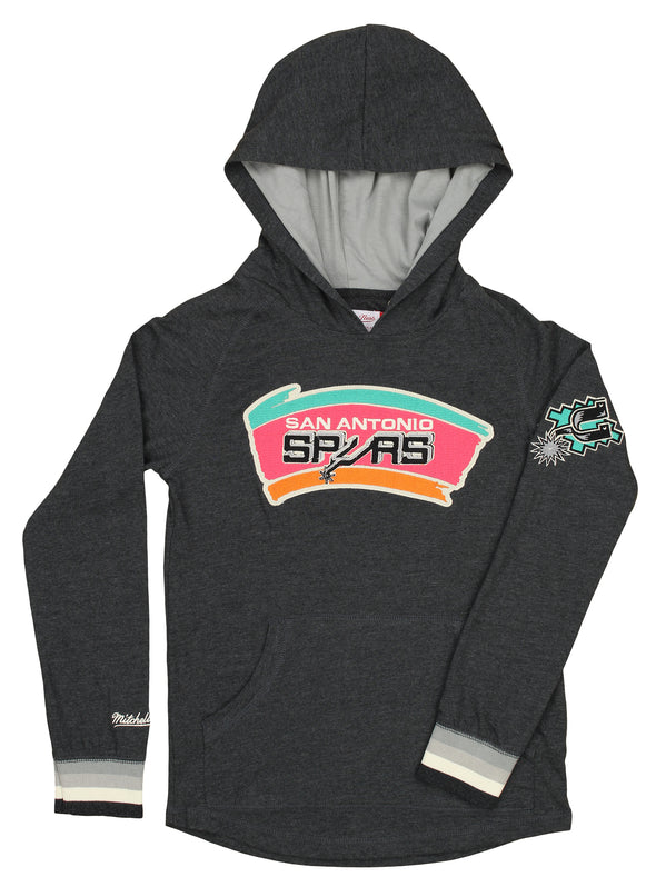 Mitchell & Ness NBA Youth (8-20) San Antonio Spurs Lightweight Hoodie