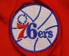 Zipway NBA Mens Big Philadelphia 76ers Basketball Shorts - Black/Red