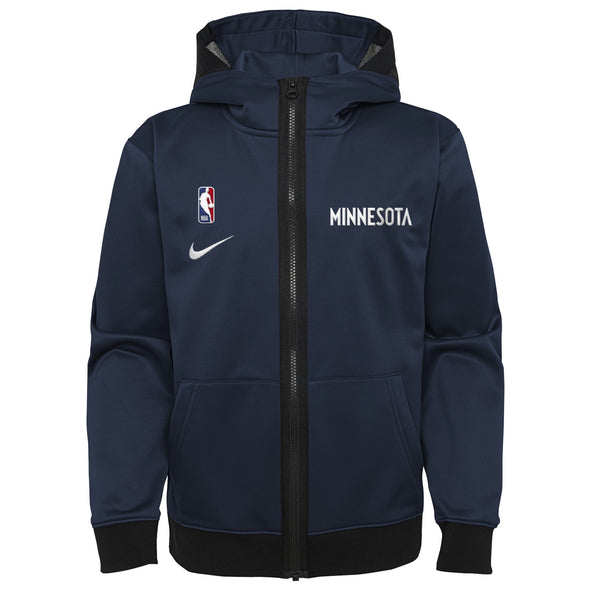 Nike NBA Youth (8-20) Minnesota Timberwolves Lightweight Hooded Full Zip Jacket