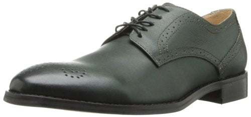 JD Fisk Men's Gilby Oxford Lace Up Fashion Shoes, Dark Green