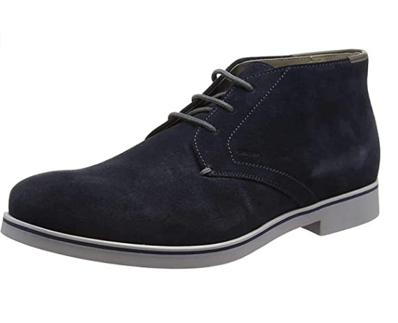 Geox Respira Men s U Danio B Ankle Chukka Boots Navy Fanletic
