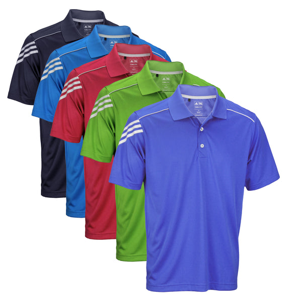 Adidas Athletic Men's Climacool 3-Stripes Polo Shirt - Multiple Colors
