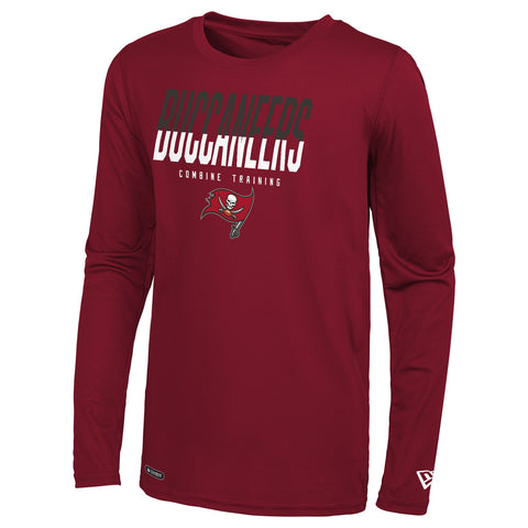 New Era NFL Men's Tampa Bay Buccaneers Split Line Long Sleeve Tee