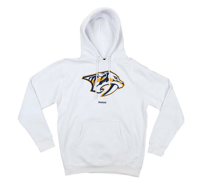 Reebok NHL Men's Nashville Predators Logo Crest Basic Pullover Fleece Hoodie