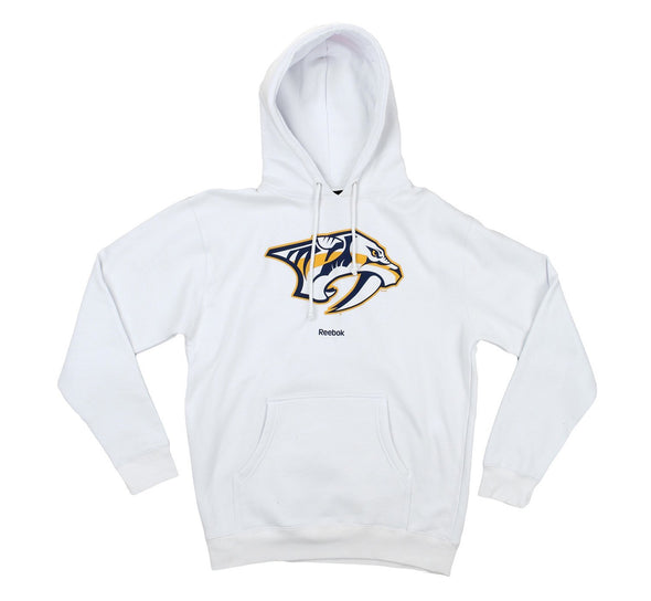Reebok NHL Men's Nashville Predators Logo Crest Basic Pullover Fleece Hoodie