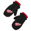 Outerstuff NHL Youth Boys Detroit Red Wings Hat & Mittens Set