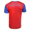 KLEW MLB Men's Texas Rangers Big Graphics Pocket Logo Tee T-shirt, Red