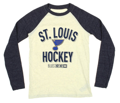 NHL Youth St. Louis Blues Vintage Long Sleeve Raglan Tee