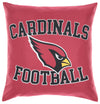 FOCO NFL Arizona Cardinals 2 Pack Couch Throw Pillow Covers, 18 x 18