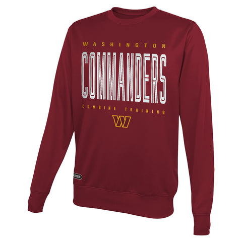 Outerstuff NFL Men's Washington Commanders Top Pick Performance Fleece Sweater