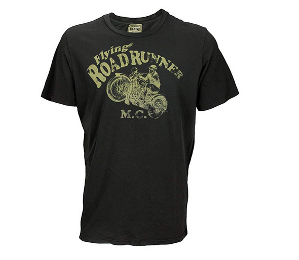 Big Star Men's Flying Road Runners Graphic T-Shirt, Brown