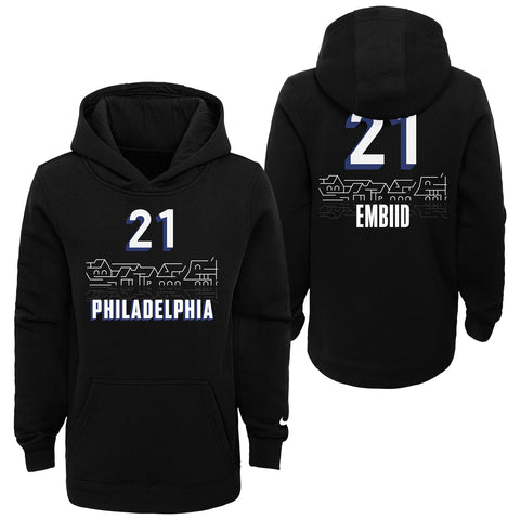 Nike Youth NBA Joel Embiid #21 Philadelphia 76Ers  Pull Over Hoodie