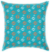 FOCO NFL Miami Dolphins 2 Pack Couch Throw Pillow Covers, 18 x 18