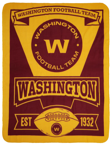 Northwest NFL Washington Football Fleece Throw Blanket