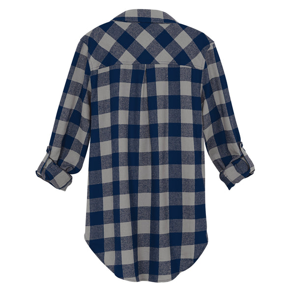 Outerstuff NCAA Juniors Arizona Wildcats Spirit Week Front Knot Plaid Shirt