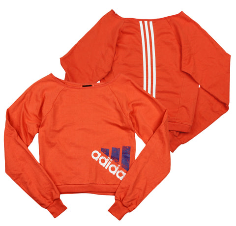 Adidas Youth Girls Scoop Neck 1980 Style Dance Sweatshirt Sweater, Color Options