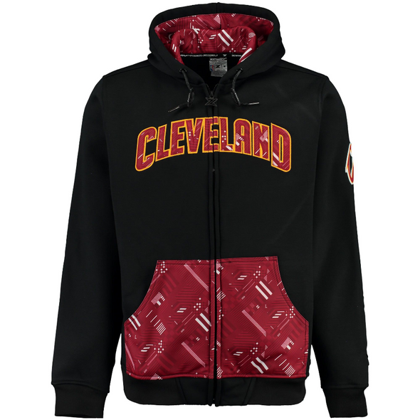 Zipway NBA Men's Cleveland Cavaliers Signature Basics Full Zip Hoodie, Small