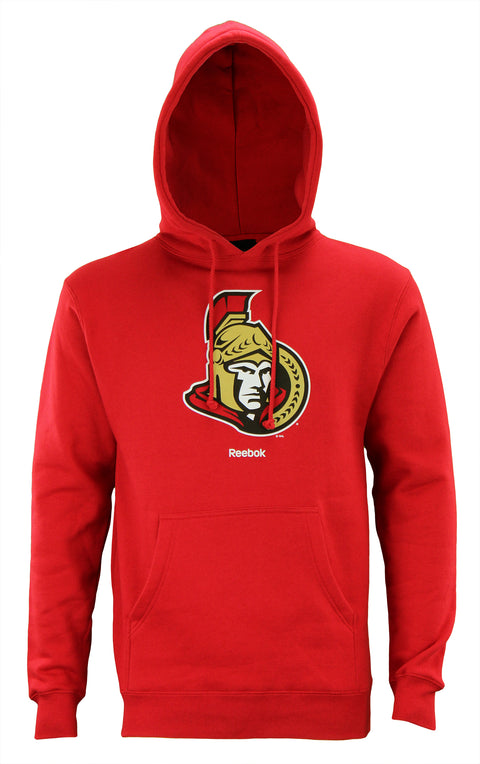 Reebok NHL Men's Ottawa Senators Jersey Crest Pullover Hoodie