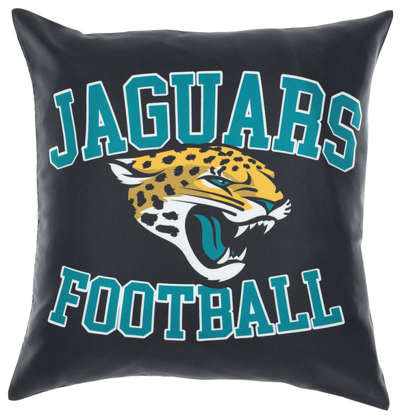 FOCO NFL Jacksonville Jaguars 2 Pack Couch Throw Pillow Covers, 18 x 18
