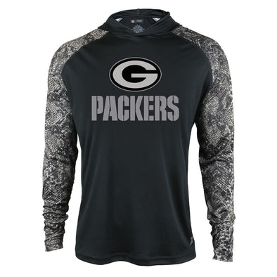 Zubaz Men's NFL Green Bay Packers Tonal Lightweight Hoodie