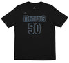 Adidas NBA Youth Memphis Grizzlies Zach Randolph #50 Hyper Tee, Black