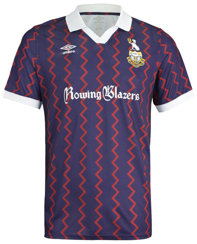 Umbro Men's Zig Zag Soccer Jersey Shirt, Navy/Red
