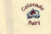 NHL Infant Colorado Avalanche Sleeper Pajamas, Cream