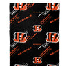 Northwest NFL Cincinnati Bengals Slashed Pillow and Throw Blanket Set