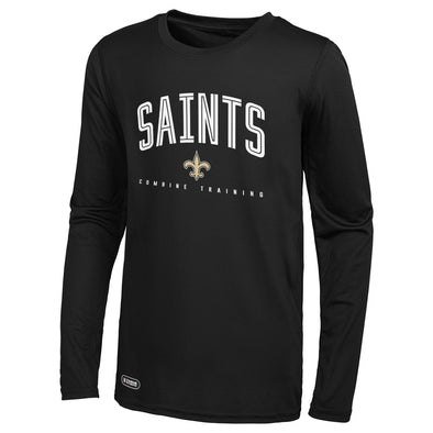 Outerstuff NFL Men's New Orleans Saints Up Field Performance T-Shirt Top