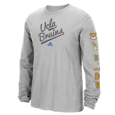 Adidas NCAA Men's UCLA Bruins Vault Evolution Go-To Long Sleeve Tee
