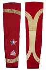 Adidas Assorted Techfit Powerweb GFX Arm Sleeve, Red/Gold