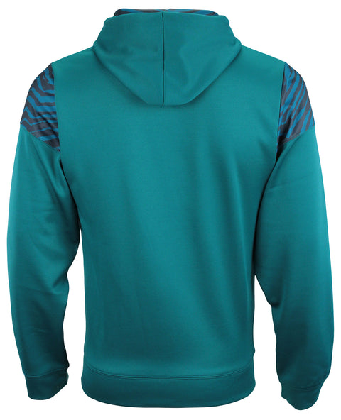 Zubaz Philadelphia Eagles NFL Men's Full Zip Hoodie with Zebra Print Details